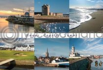 Angus Coastal Towns Composite Postcard