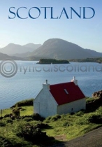 Scotland - Highland Cottage Magnet (V)