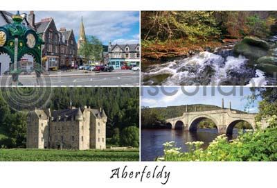 Aberfeldy Composite Postcard