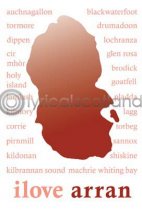 ilove arran postcard