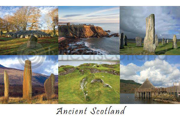 Ancient Scotland Composite Postcard