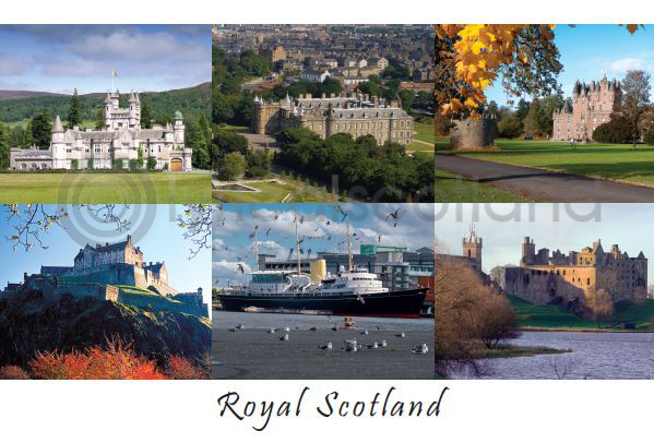 Royal Scotland Composite Postcard