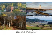 Around Dumfries Composite Postcard