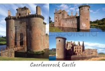 Caerlaverock Castle Composite Postcard
