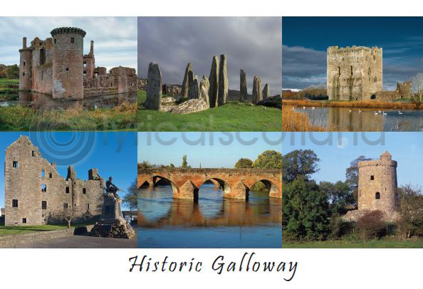 Historic Galloway Composite Postcard