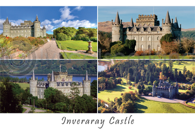Inveraray Castle Composite Postcard