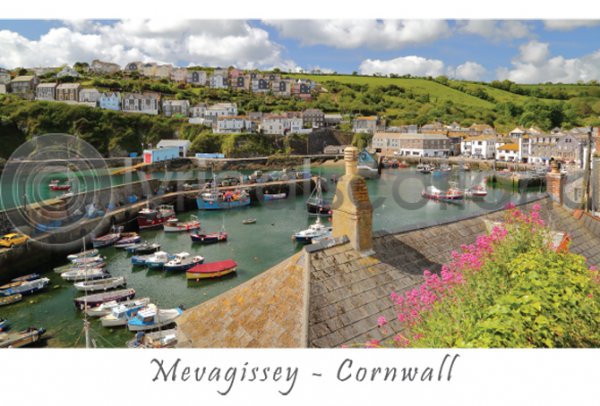 Mevagissey, Cornwall Postcard