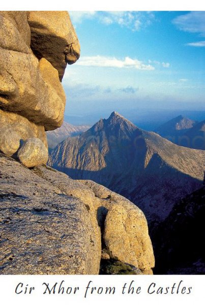 Cir Mhor from the Castles Postcard