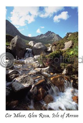 Rosaburn Waterfall - Cir Mhor Postcard