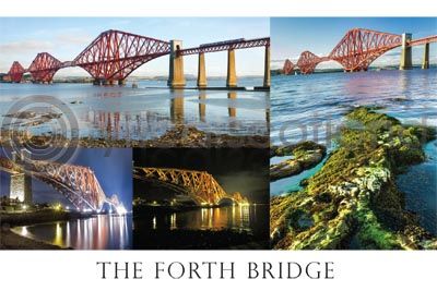 Forth Bridge Composite Postcard