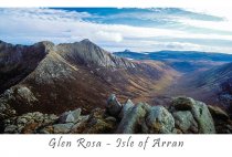 Glen Rosa From Cir Mhor Postcard