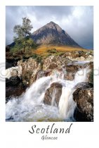 Buachaille & River - Glencoe Postcard