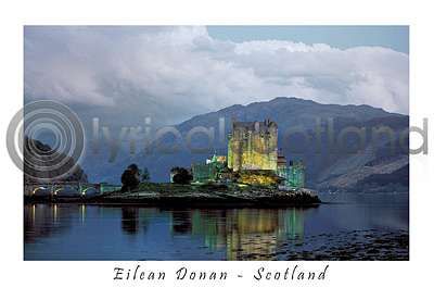 Eilean Donan Castle, Dusk Postcard