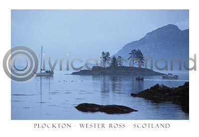 Plockton In Scotch Mist Postcard