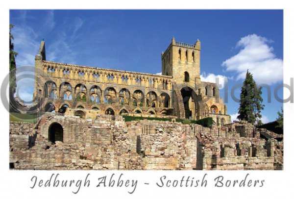 Jedburgh Abbey Postcard