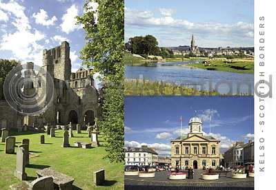 Kelso Composite Postcard