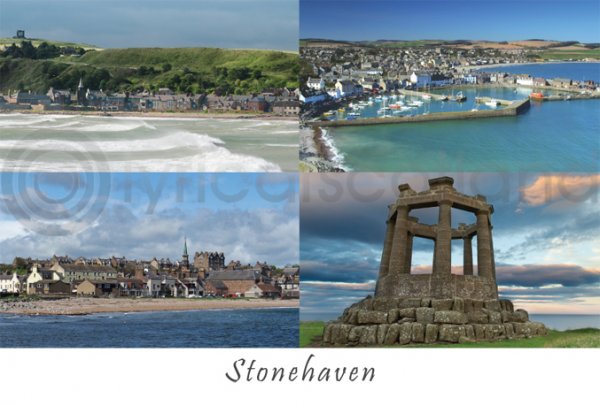 Stonehaven Composite Postcard