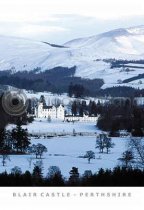 Blair Castle, Winter Postcard