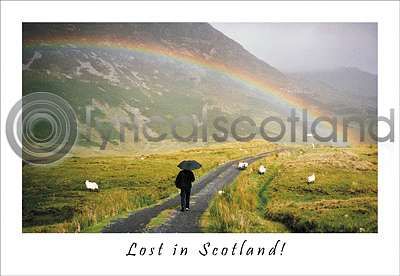 Lost In Scotland Postcard