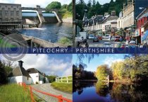 Pitlochry Composite Postcard