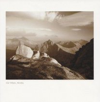 Cir Mhor Sepia Greetings Card