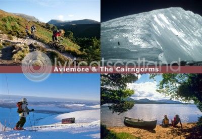 Aviemore & Cairngorms Composite Postcard