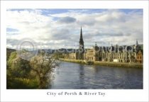 City of Perth & River Tay Postcard