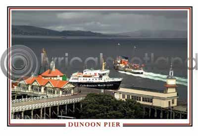 Dunoon Pier Postcard