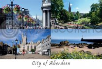 Aberdeen Composite 2 - City of Aberdeen Postcard