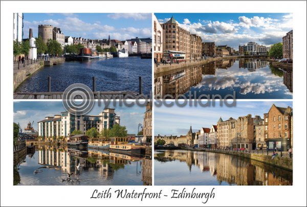 Shore, Leith Waterfront, Edinburgh Postcard