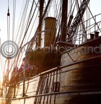 RRS Discovery Colour Photo Greetings Card