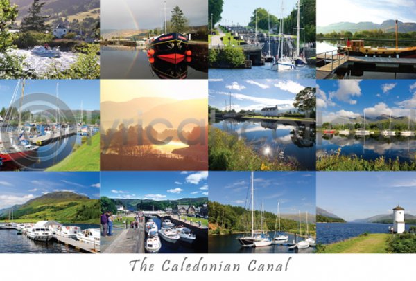 Caledonian Canal Composite Postcard