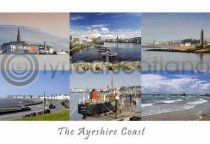 Ayrshire Coast - North Composite Postcard