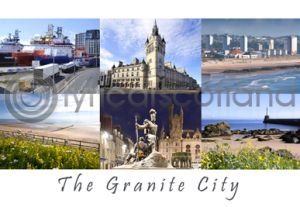Granite City Composite Postcard