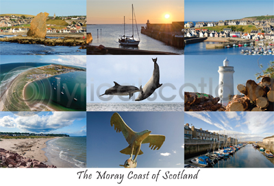 Moray Coast Composite Postcard