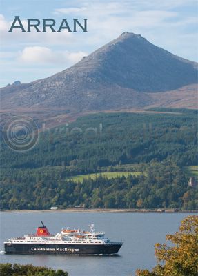 Arran - Ferry & Goatfell Magnet