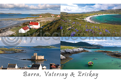 Barra - Barra, Vatersay & Eriskay Comp Postcard