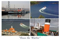 Doon the Watter PS Waverley Postcard
