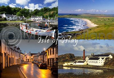 Islay - Isle of Islay Composite 2 Postcard