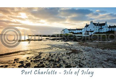 Islay - Port Charlotte - Isle of Islay Postcard